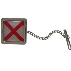 Alabama Flag Design Tie Tack